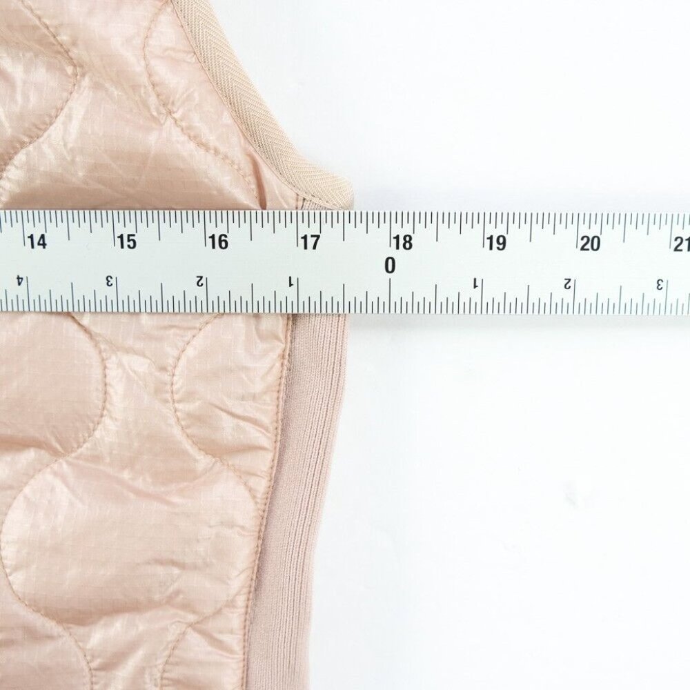 J. Crew Vest Women's XXS Quilted Double Full Zip #B8448 Light Pink Outdoor Vest - Picture 6 of 7